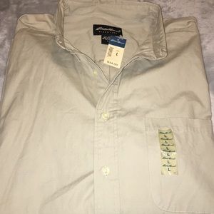 NWT Eddie Bauer Long sleeve button up. sZ L
